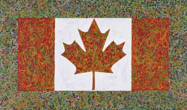 Flagspatter, Charles Pachter. Image Courtesy University Of Alberta Museums.